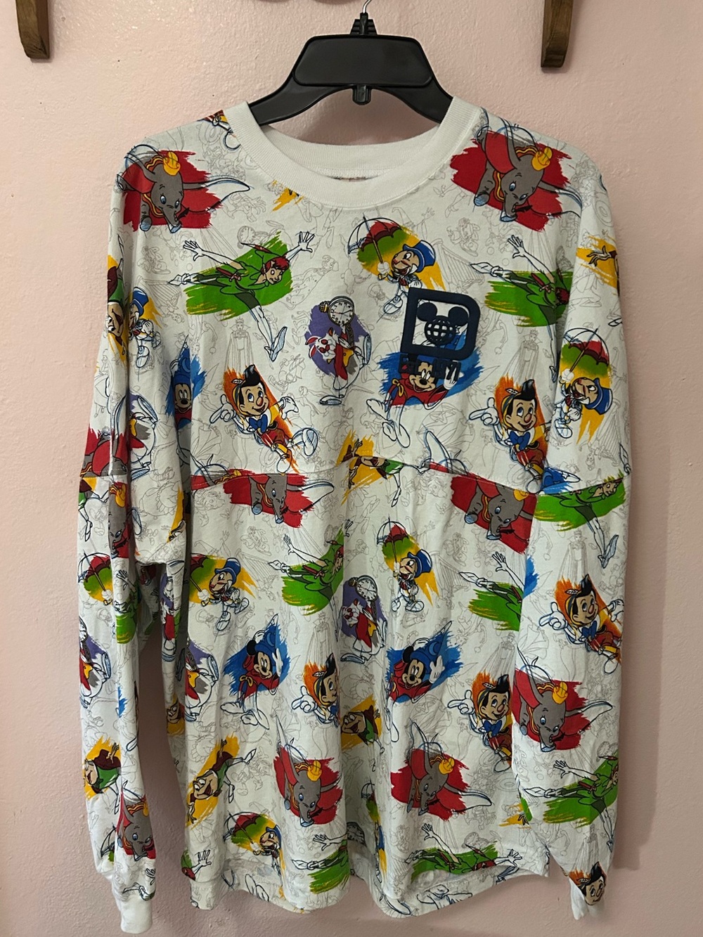Authentic Disney Parks Spirit Jersey Ink and Paint Collection NWT Size L